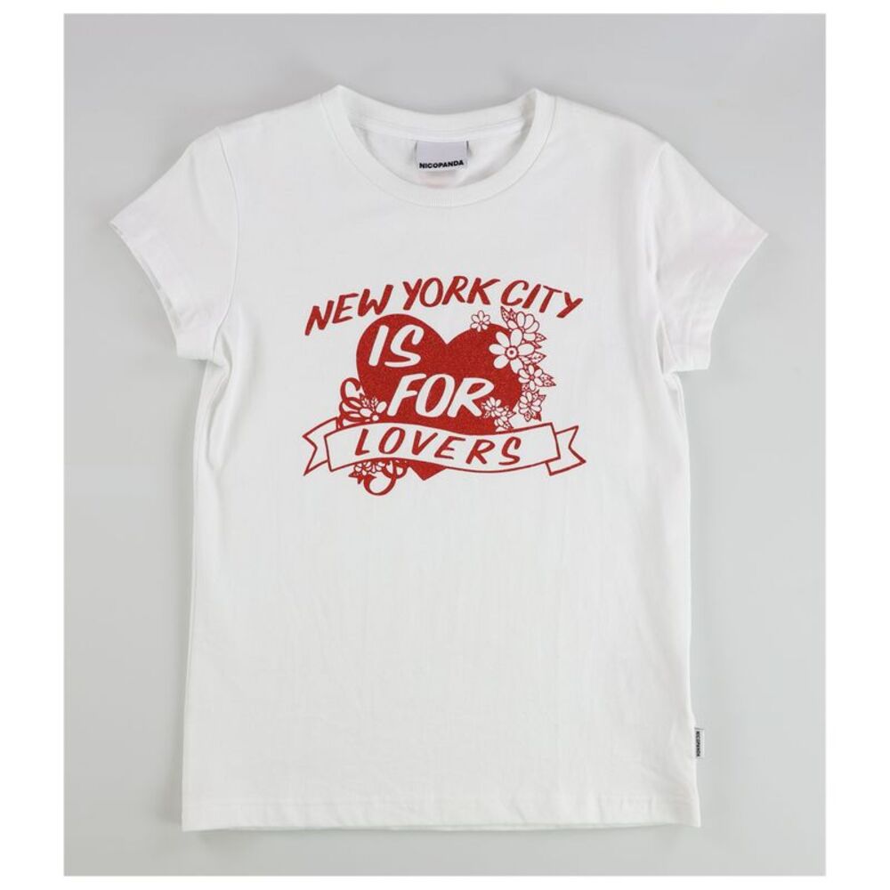 Nicopanda Womens NYC Is For Lovers Graphic T-Shirt, NWT